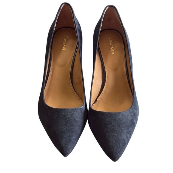 Calvin Klein Shoes - Calvin Klein Gayle kid suede heels